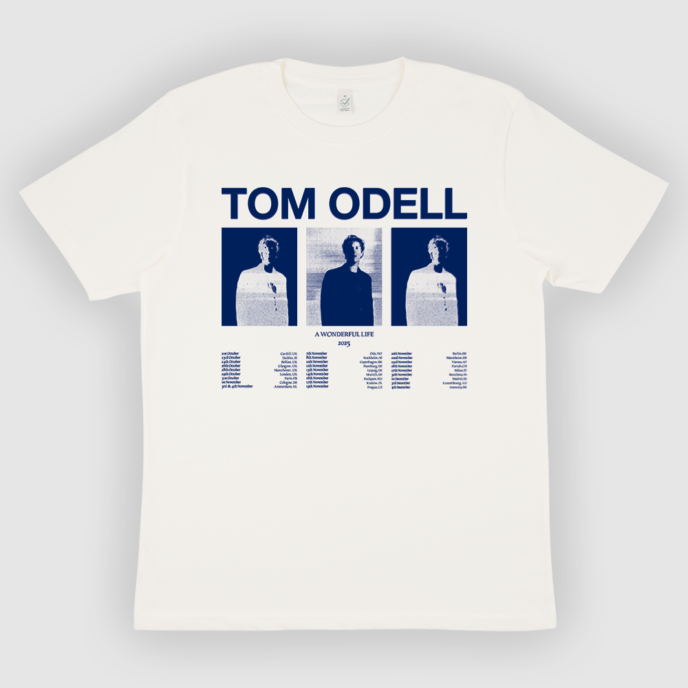 Tom Odell AWL 2025 Tour Tee - White